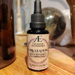 quintessence circulation veineux lymphatique elixir alchimique jambes lourdes Phytothérapie Gemmothérapie concentrée de qualité
