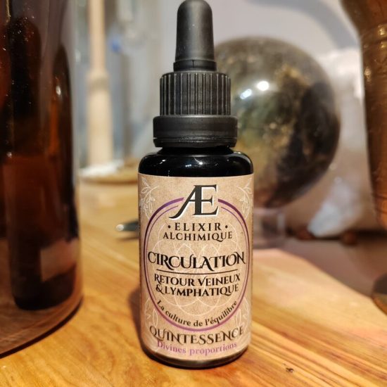 quintessence circulation veineux lymphatique elixir alchimique jambes lourdes Phytothérapie Gemmothérapie concentrée de qualité