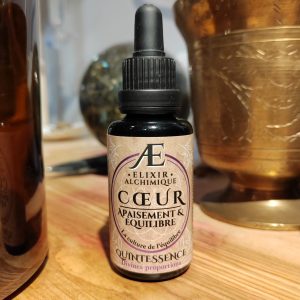 quintessence coeur elixir alchimique palpitations tachycardie hypertension Phytothérapie Gemmothérapie Concentrée de qualité