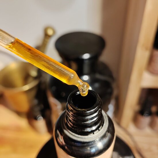 teinture mère miellé concentré de racine d'échinacée fraiche elixir alchimique